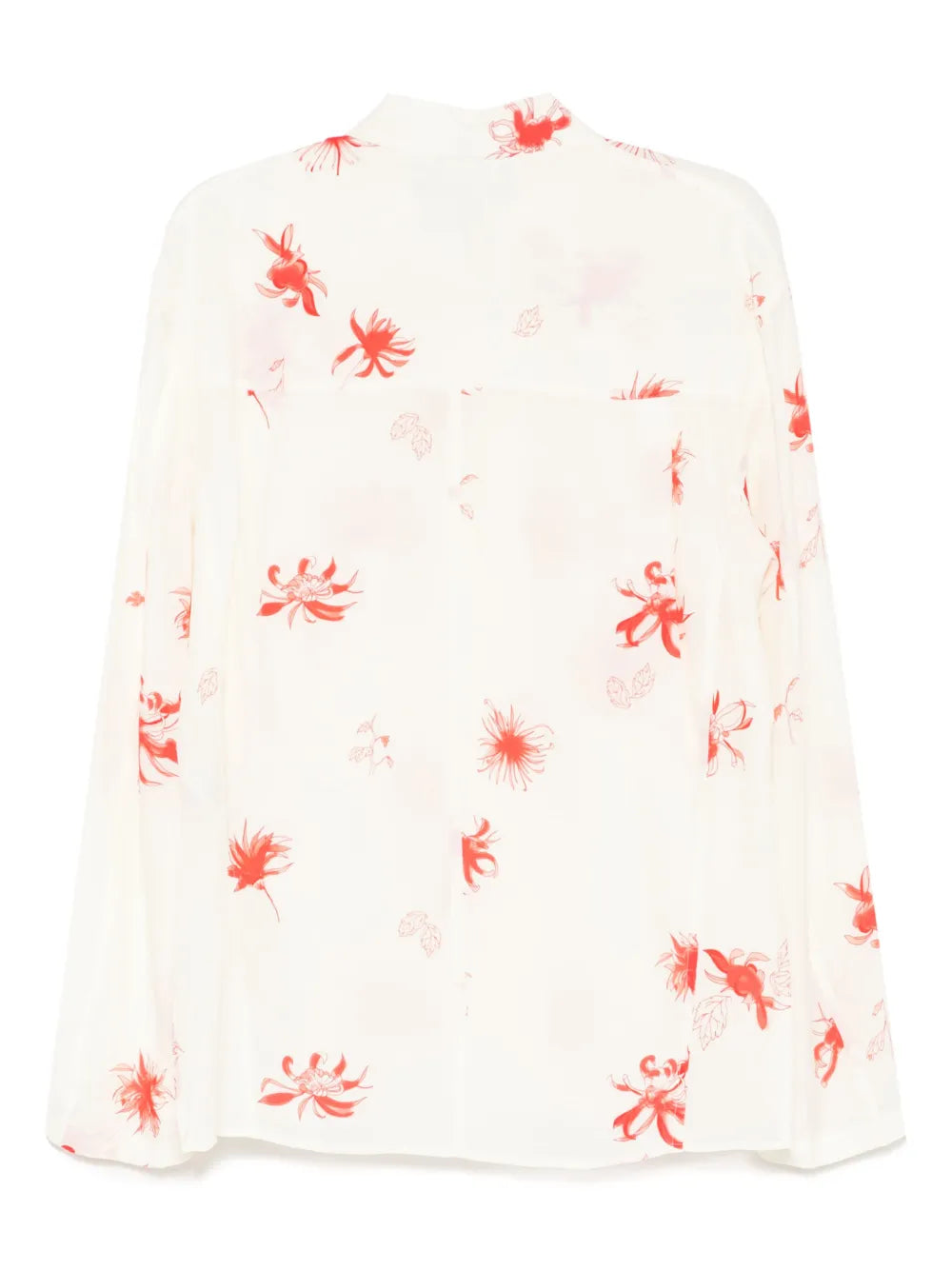 Floral-Print Blouse