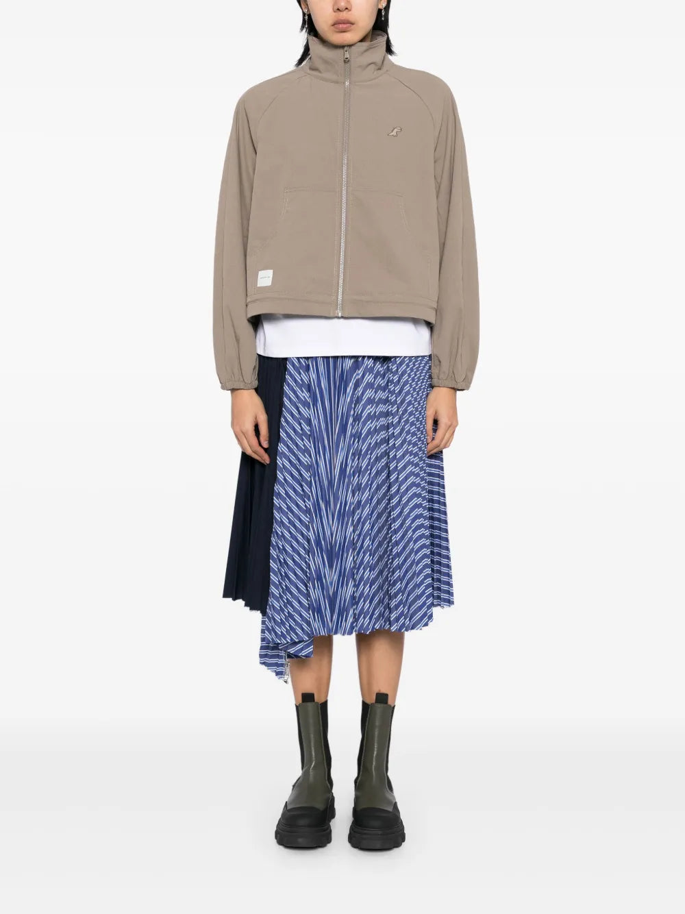 Stand-Collar Track Jacket
