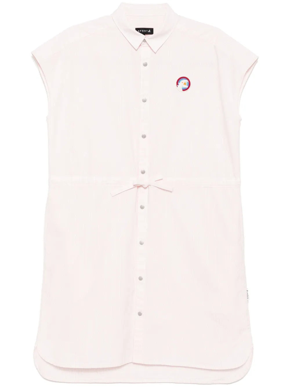 Dinosaur-Patch Oxford Dress