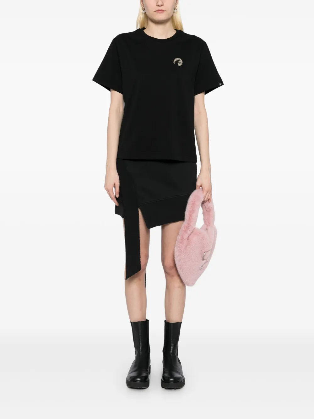 Dino-Embroidered T-Shirt