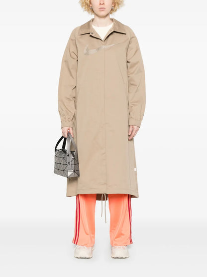 Loose-Twill Trench Coat
