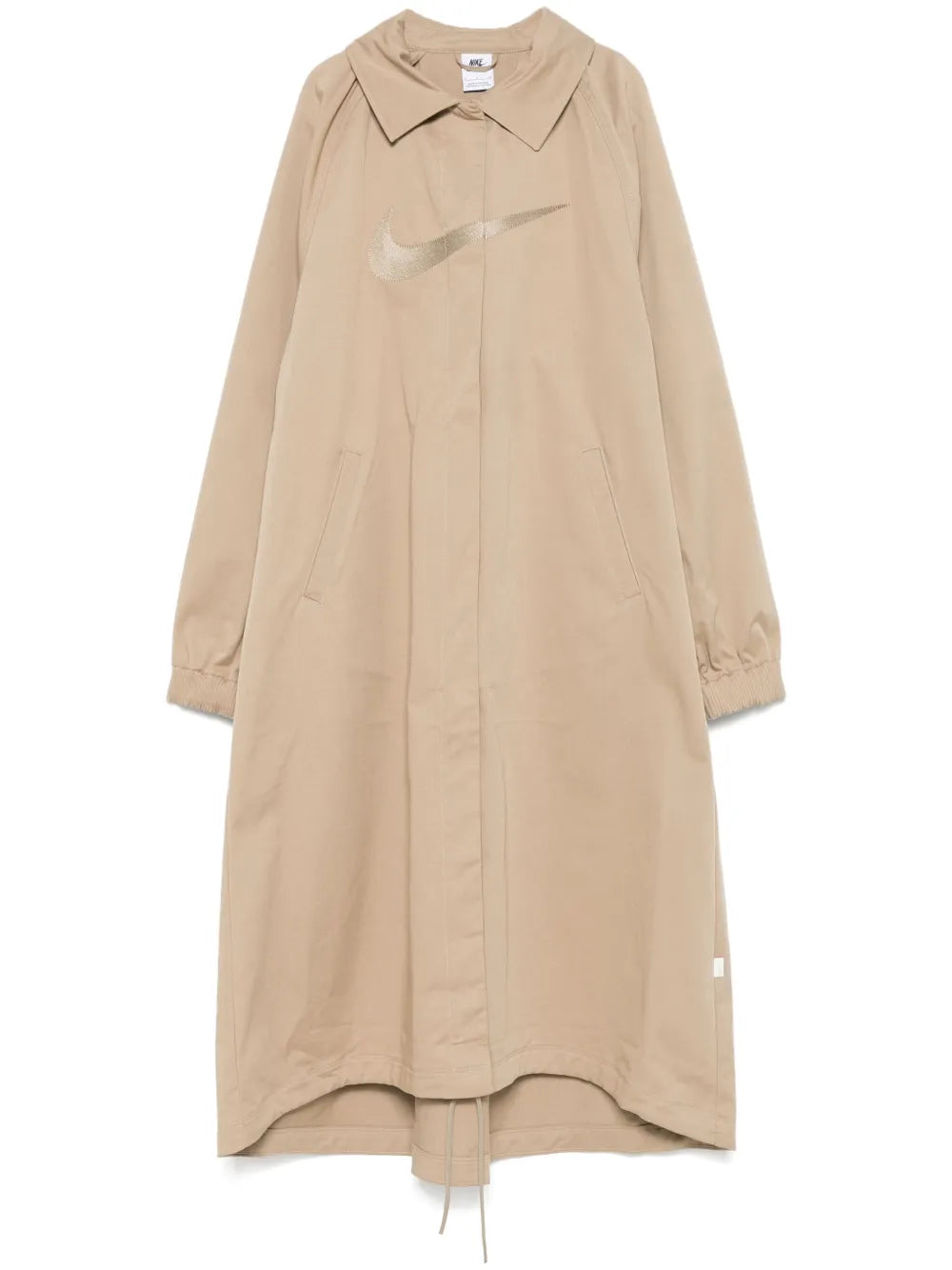 Loose-Twill Trench Coat
