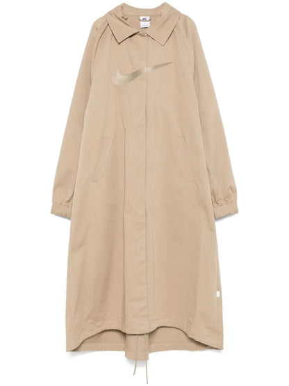 Loose-Twill Trench Coat