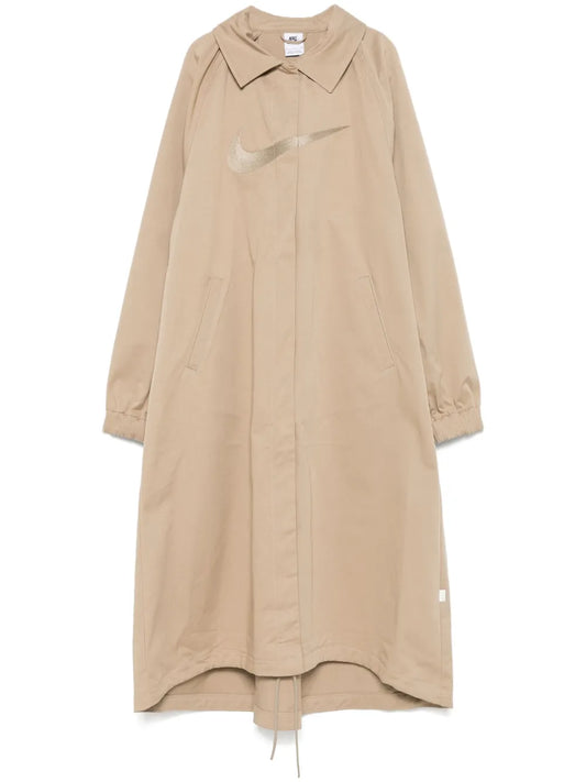 Loose-Twill Trench Coat