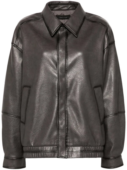 Faux-Leather Jacket