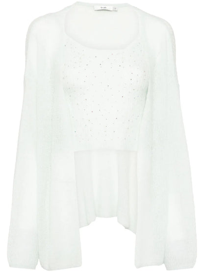 Long-Sleeves Cardigan Set