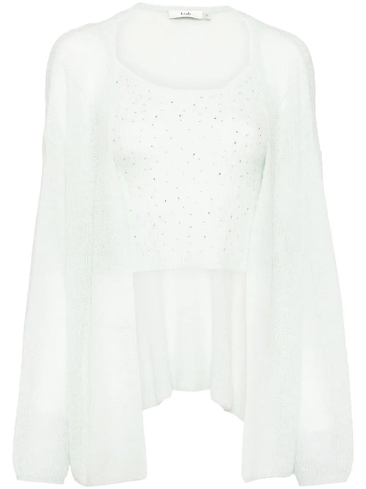 Long-Sleeves Cardigan Set