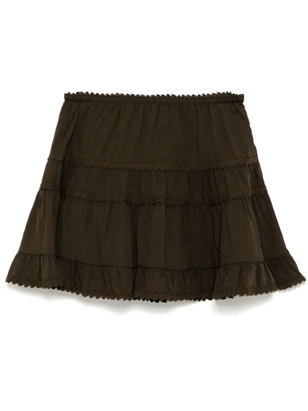 Tiered Mini Skirt