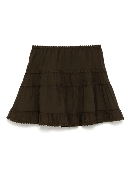 Tiered Mini Skirt