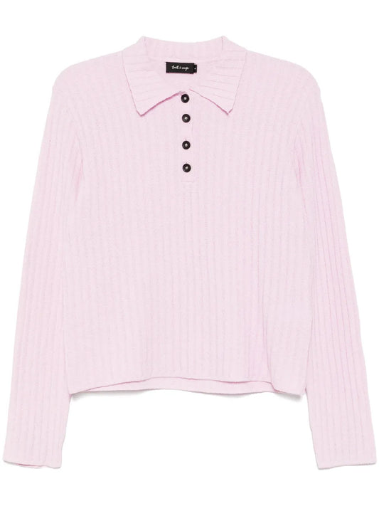 Knitted Polo Top