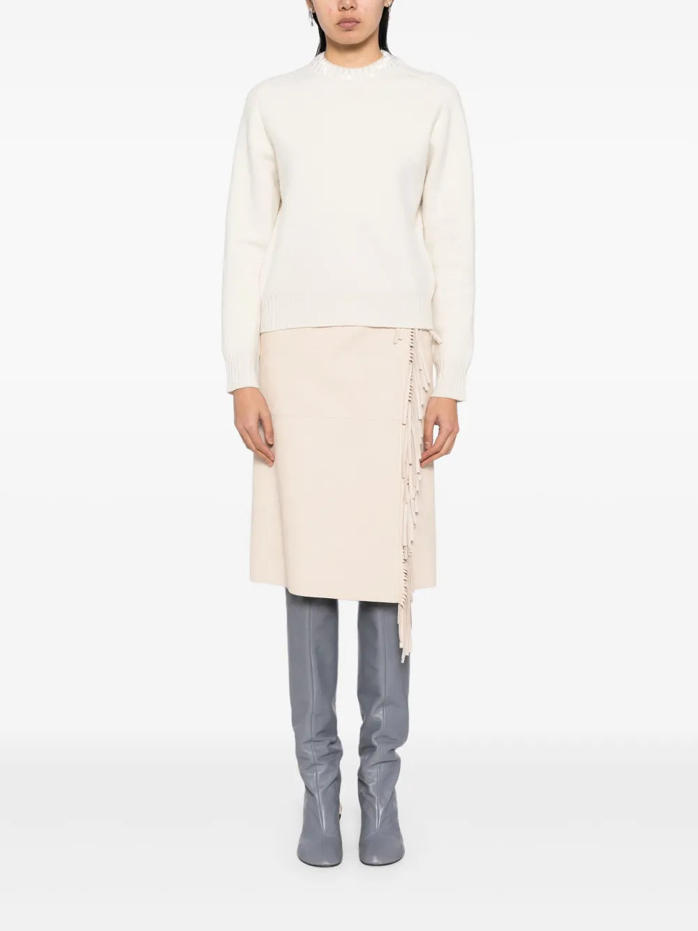 Long-Sleeve Crew-Neck Jumper