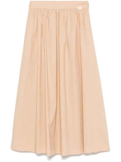 Poplin Midi Skirt