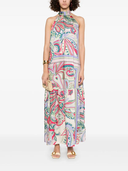 Floral-Print Maxi Dress