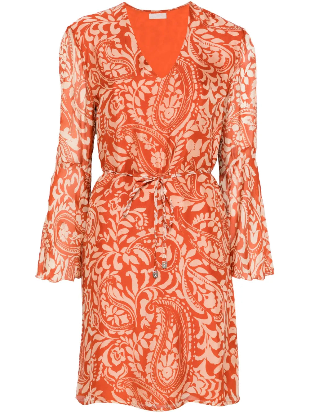 Paisley-Print Mini Dress