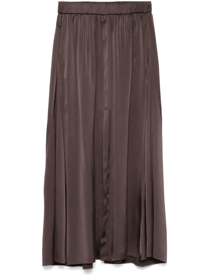 Satin Midi Skirt
