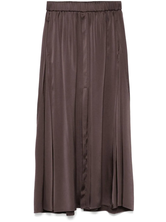 Satin Midi Skirt