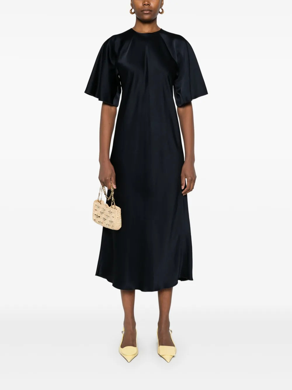 Satin Midi Dress