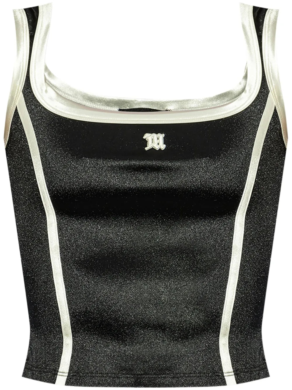 Logo Satin Tank Top