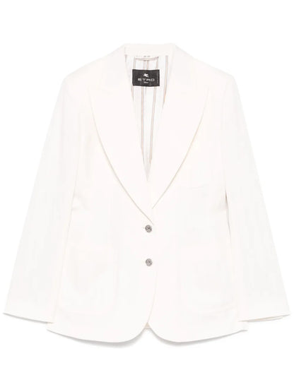 Paisley-Jacquard Blazer