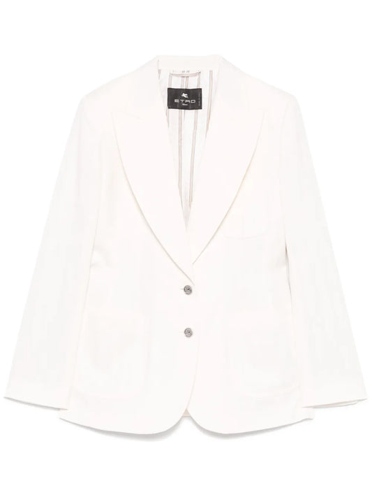 Paisley-Jacquard Blazer