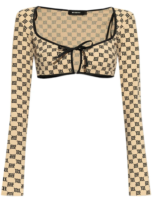 Monogram Crop Top