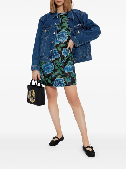 Logo-Embroidered Denim Jacket