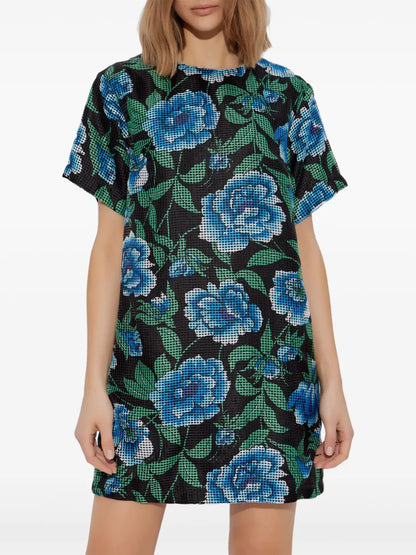 Peonies Mini Dress
