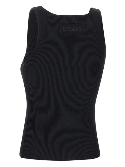 Ribbed-Knit Top