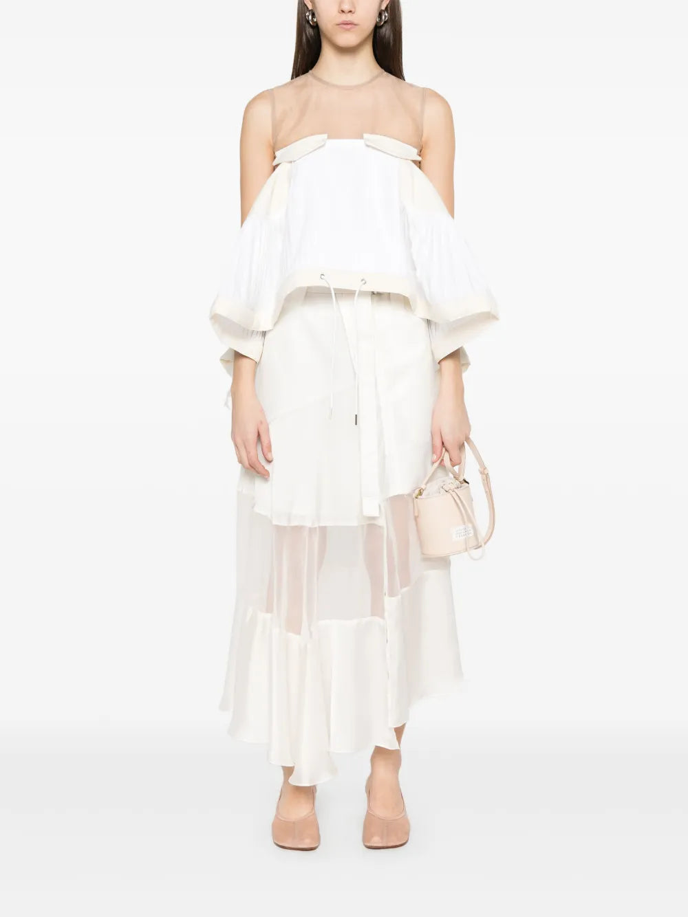 Asymmetric Midi Skirt