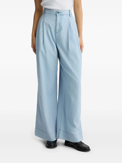 Pinstriped Jeans