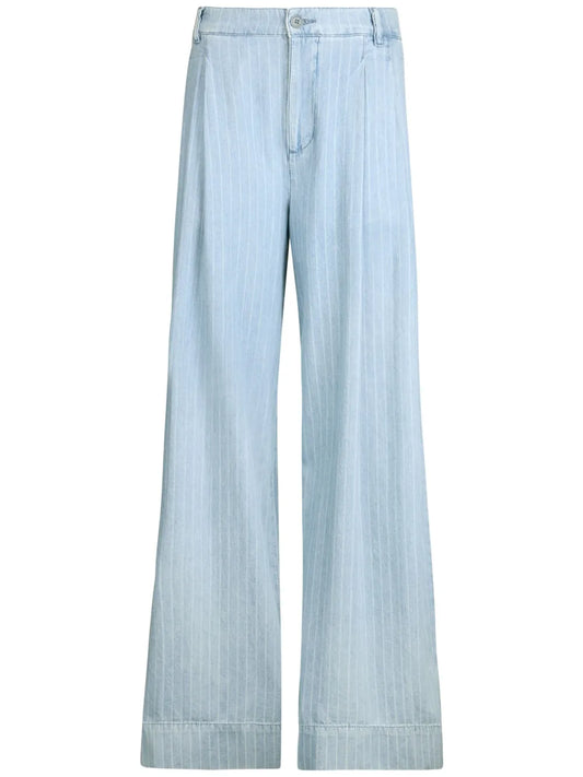 Pinstriped Jeans