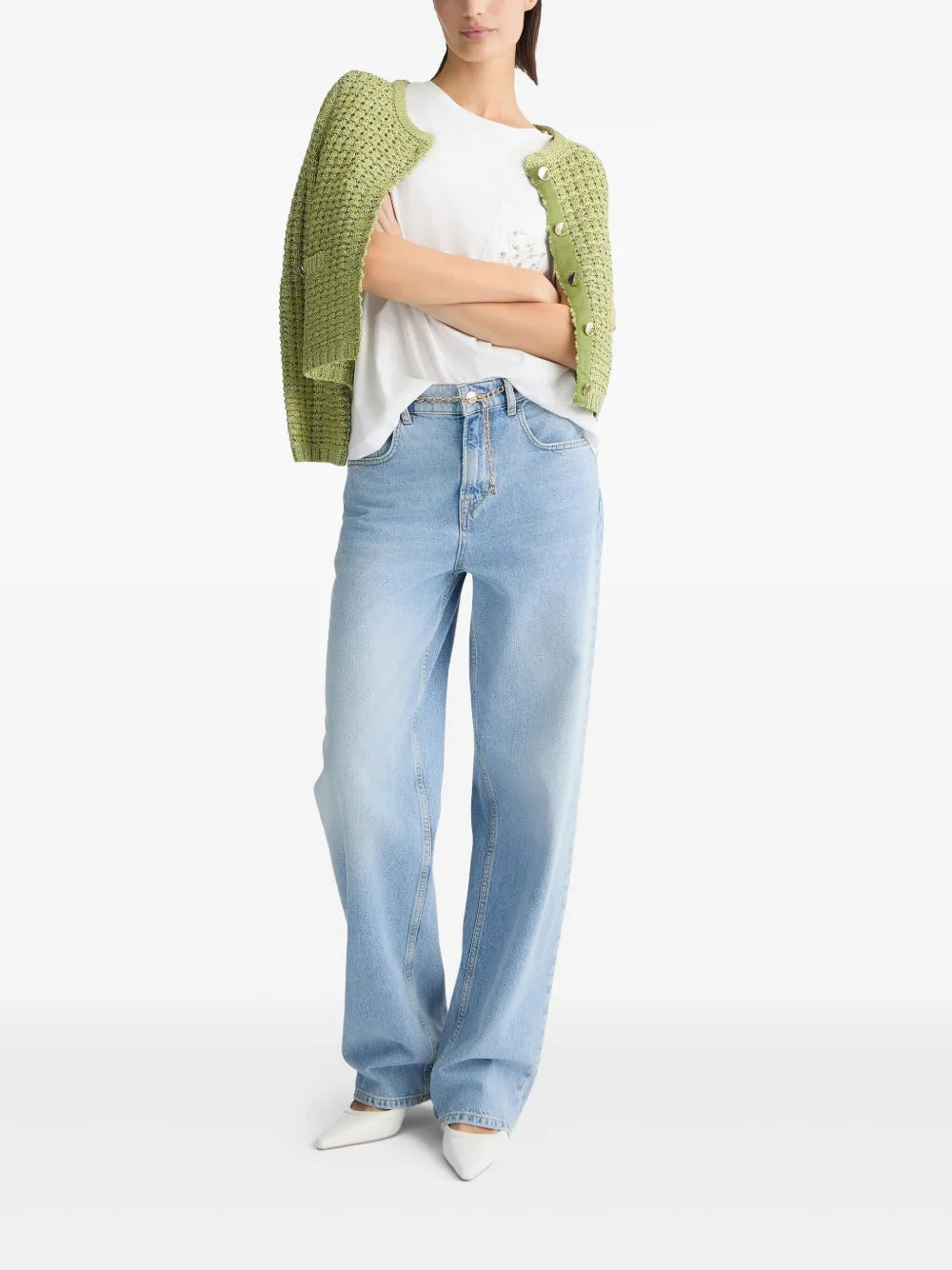 High-Rise Straight-Leg Jeans