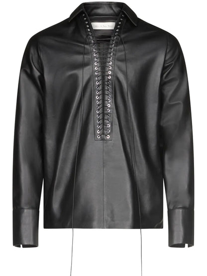 Alan Leather Shirt