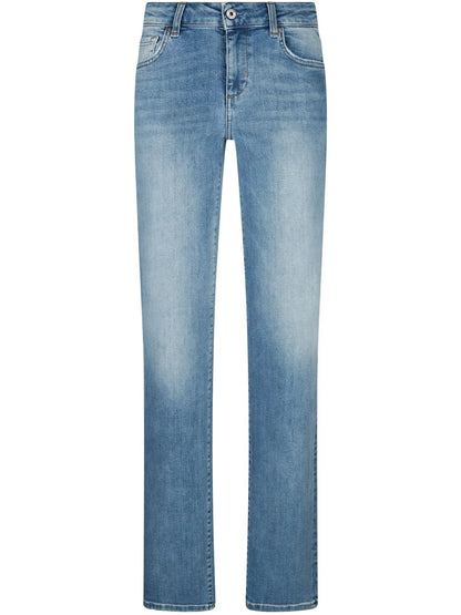 Low-Rise Straight-Leg Jeans