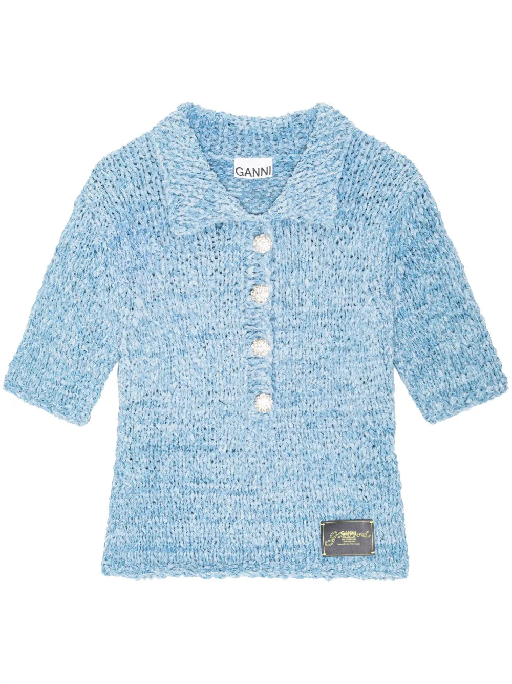 Knitted Polo Shirt