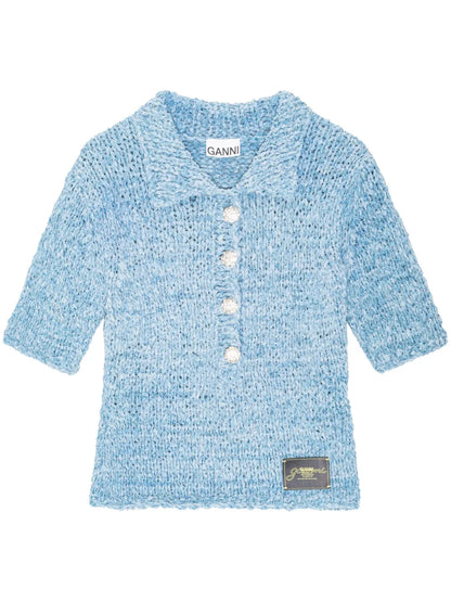 Knitted Polo Shirt