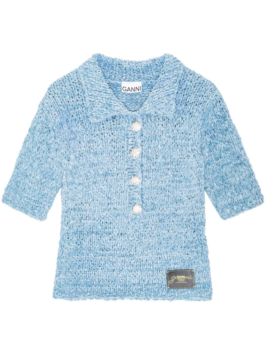 Knitted Polo Shirt