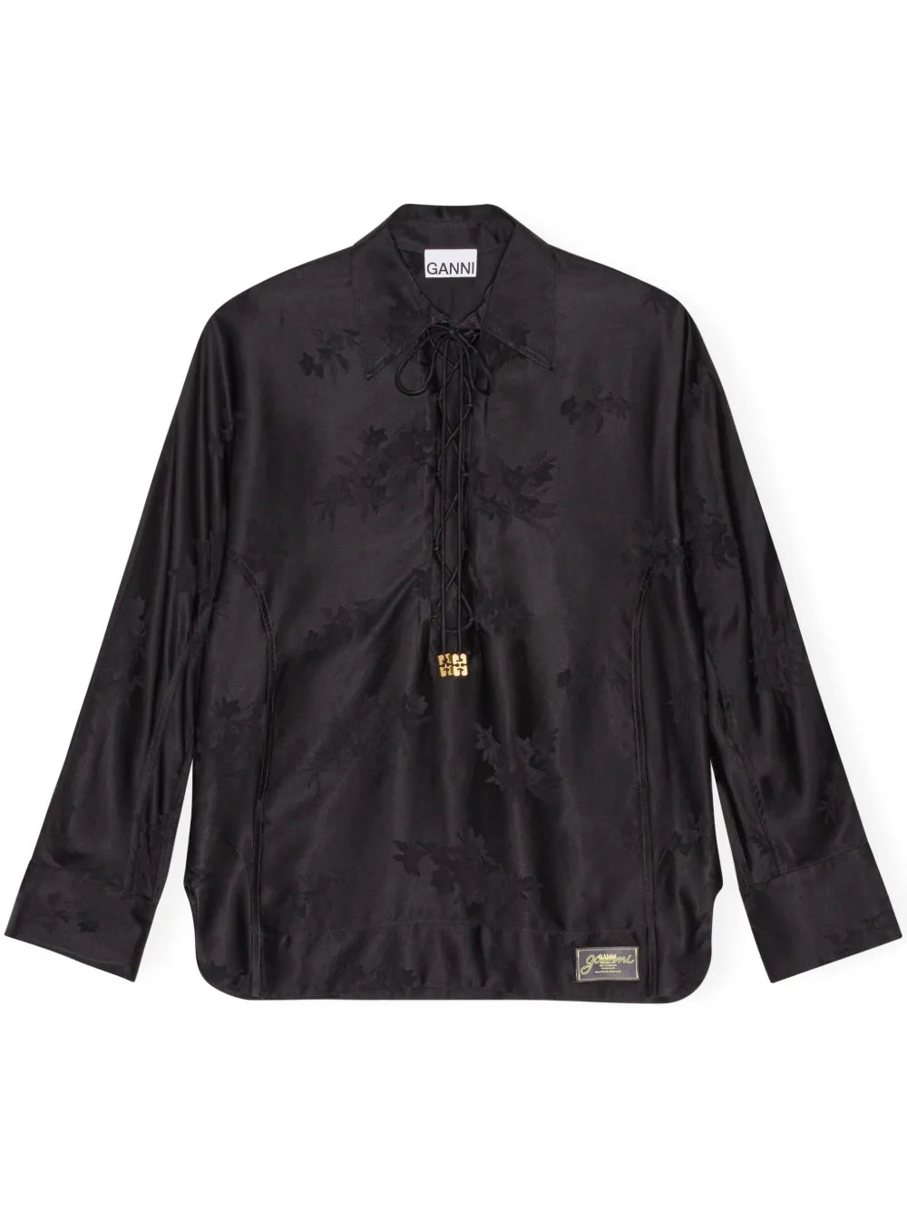 Floral-Jacquard Shirt