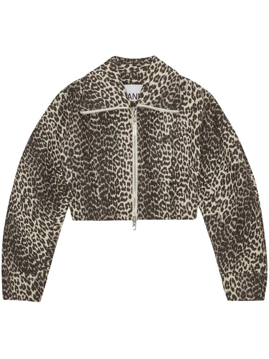 Leopard-Print Jacket