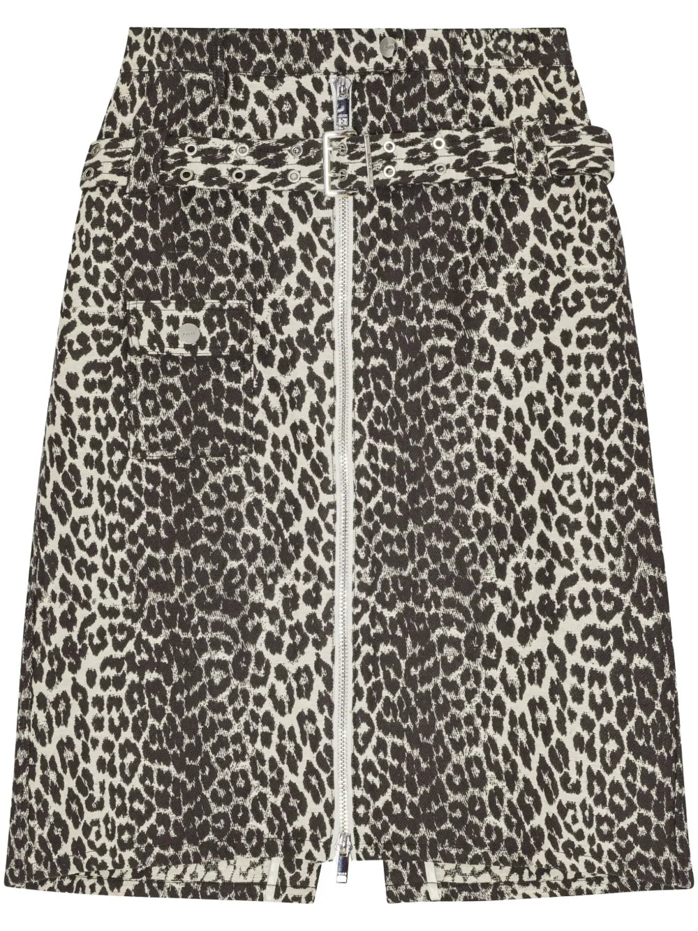 Leopard-Print Skirt