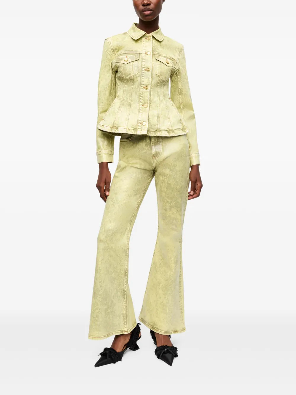 Acid-Wash Denim Jacket