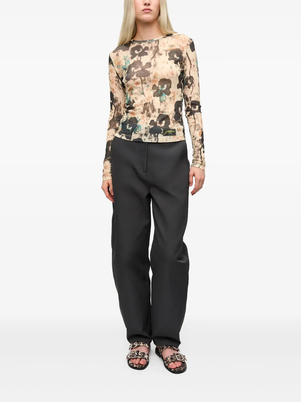 Floral-Print Top