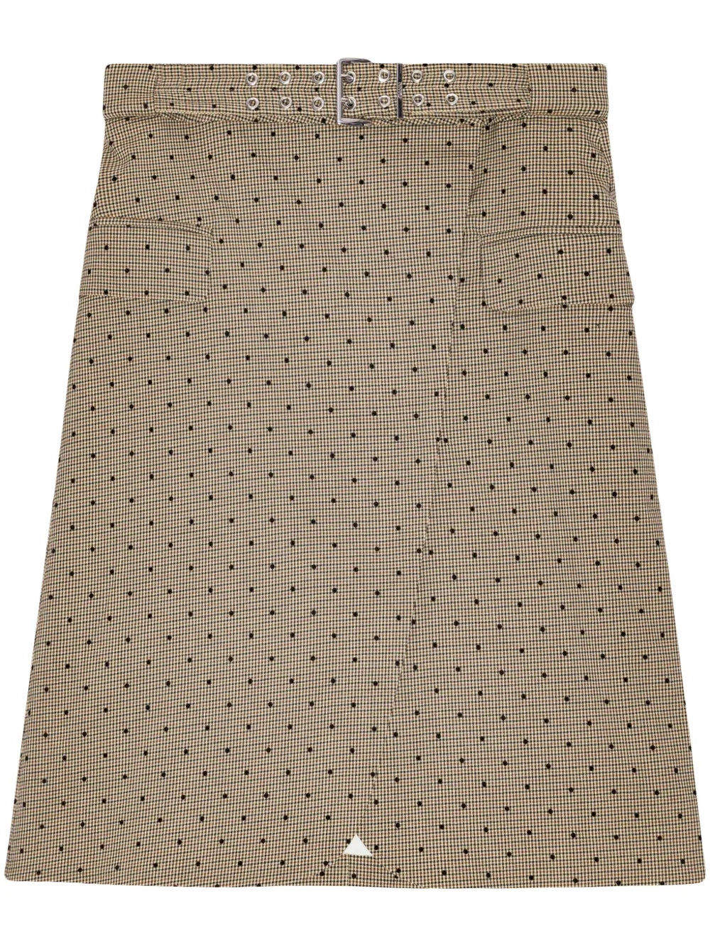 Polka Dot-Print Skirt