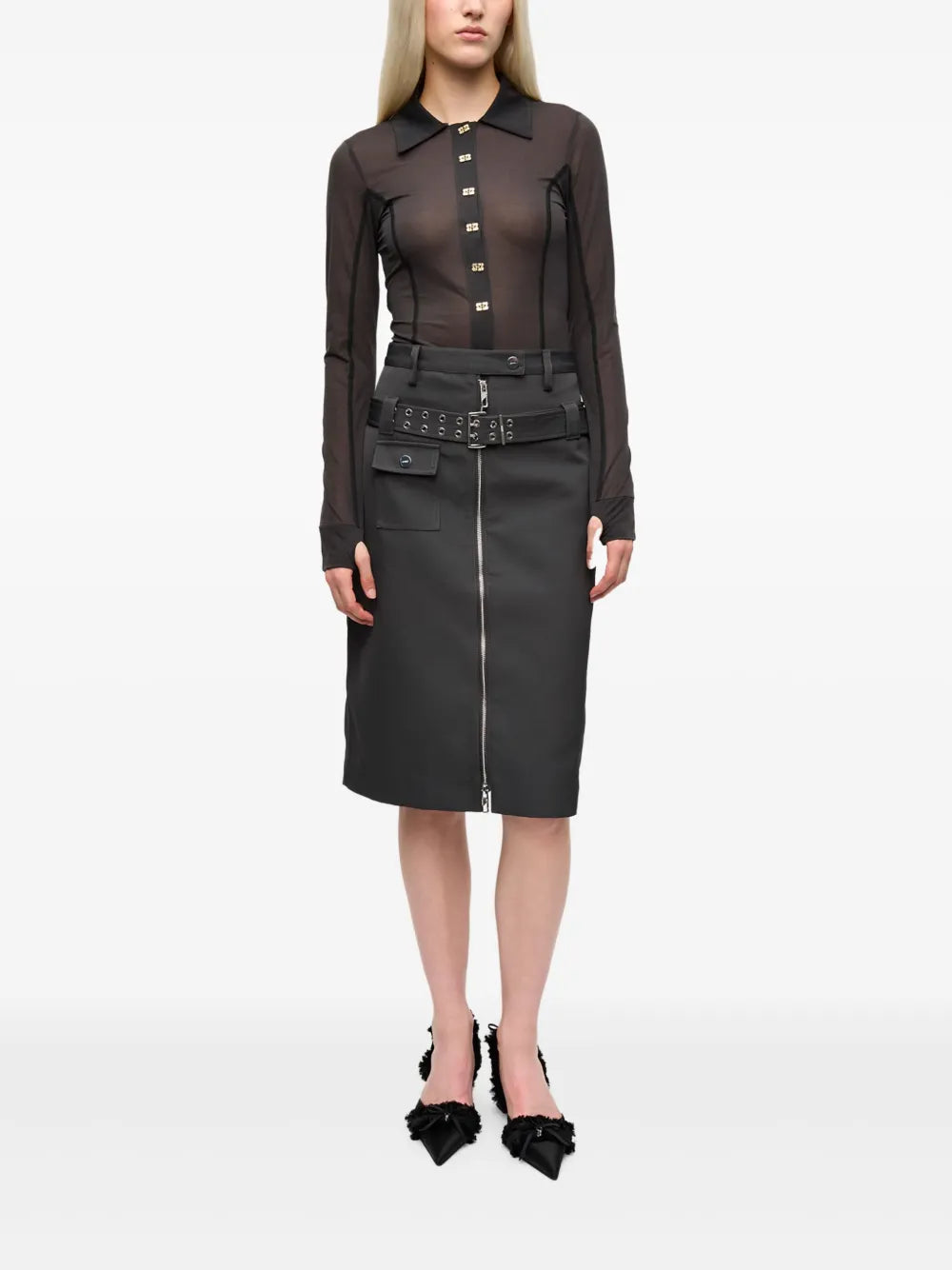 Belted Skirt