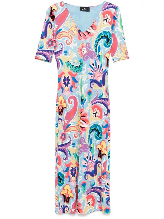 Paisley Midi Dress