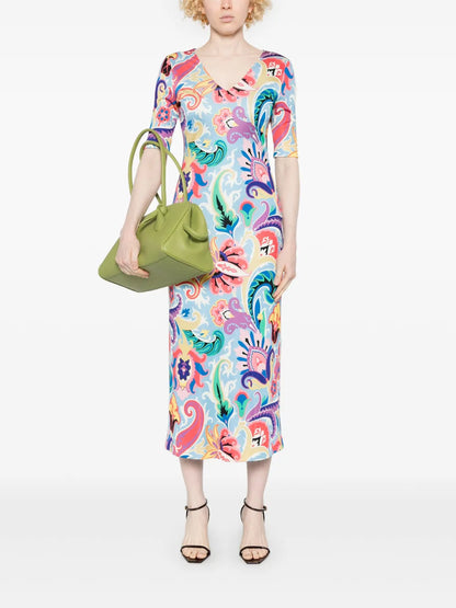 Paisley Midi Dress