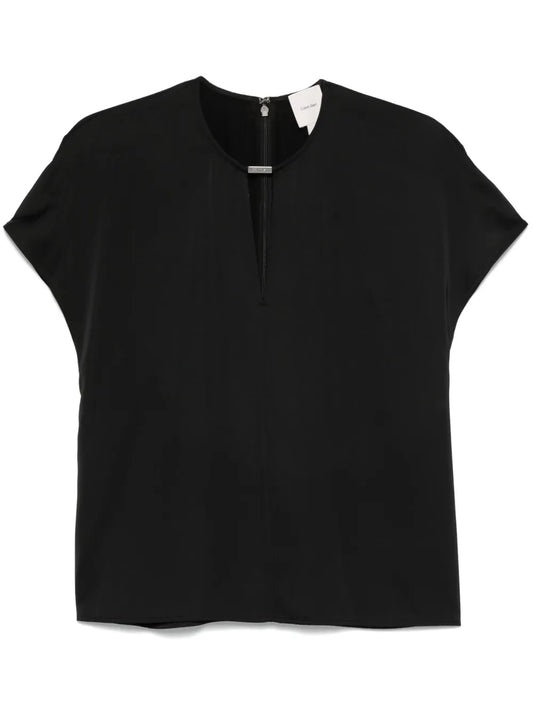 Logo-Plaque Blouse