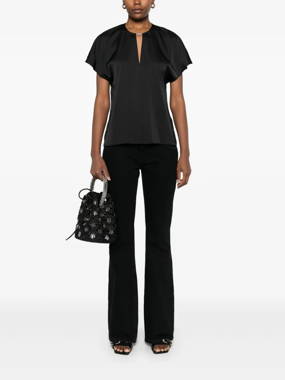 Logo-Plaque Blouse