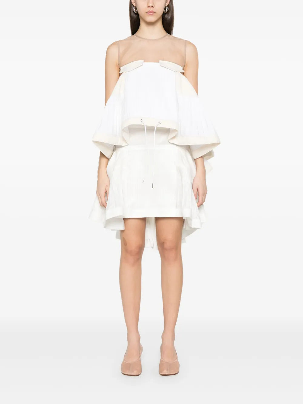 Pleated Mini Skirt