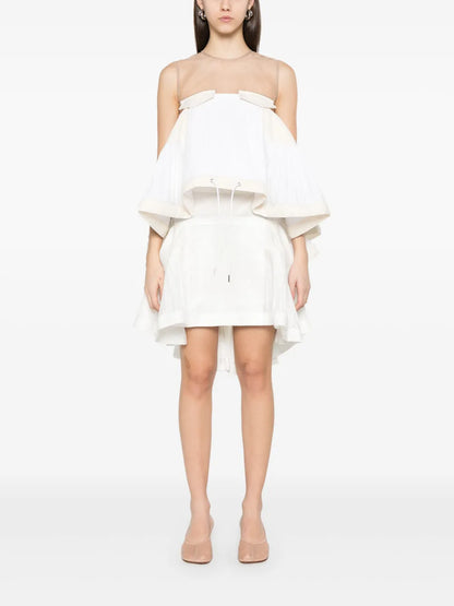 Pleated Mini Skirt